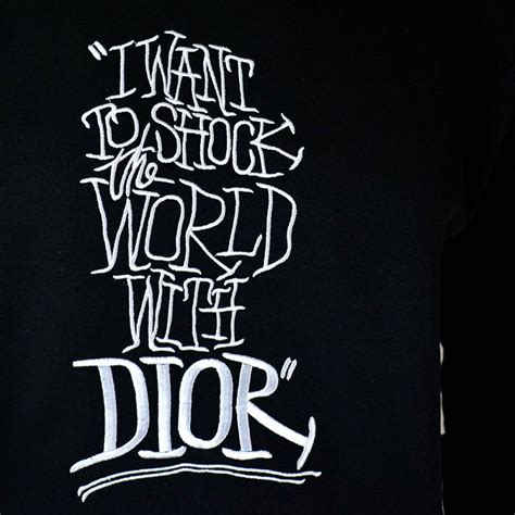 dior x stussy sweatshirt